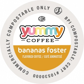 Image of Yummy Coffee: Bananas Foster – Compostable